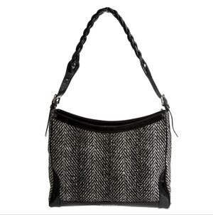 Burberry Authentic Tweed Shoulder Bag